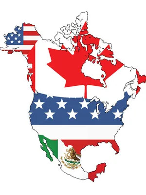 Map of North America